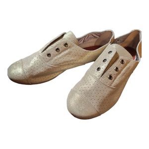 Matt Bernson Metallic Loafers Size 7.5